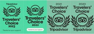 Trip Advisor Travelers Choice Award Private Tours