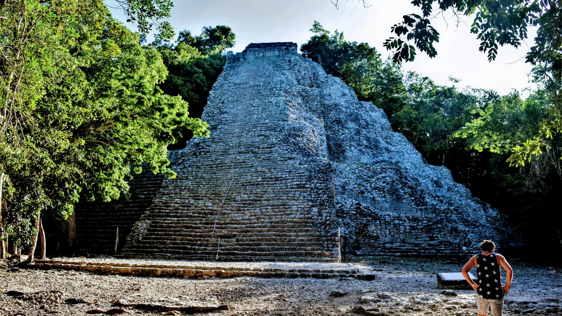 Exploring the ancient ruins of Tulum with a knowledgeable guide, surrounded by lush jungles and serene atmosphere by Carey Tours.